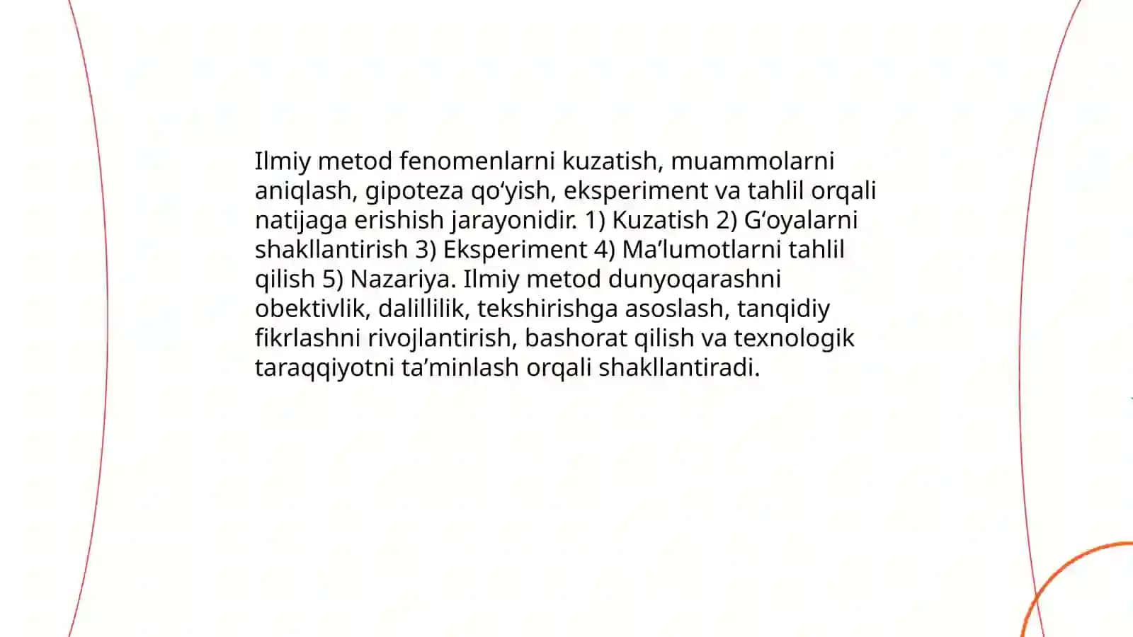 Fan ilmi dunyo qarash shakli sifatida 4