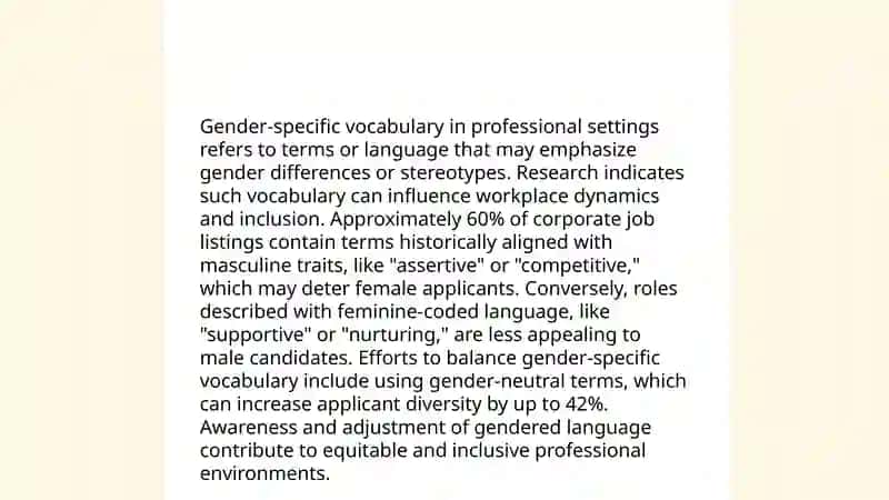 Gender differences in the choice of lexis on the basis of English and Uzbek languages 4