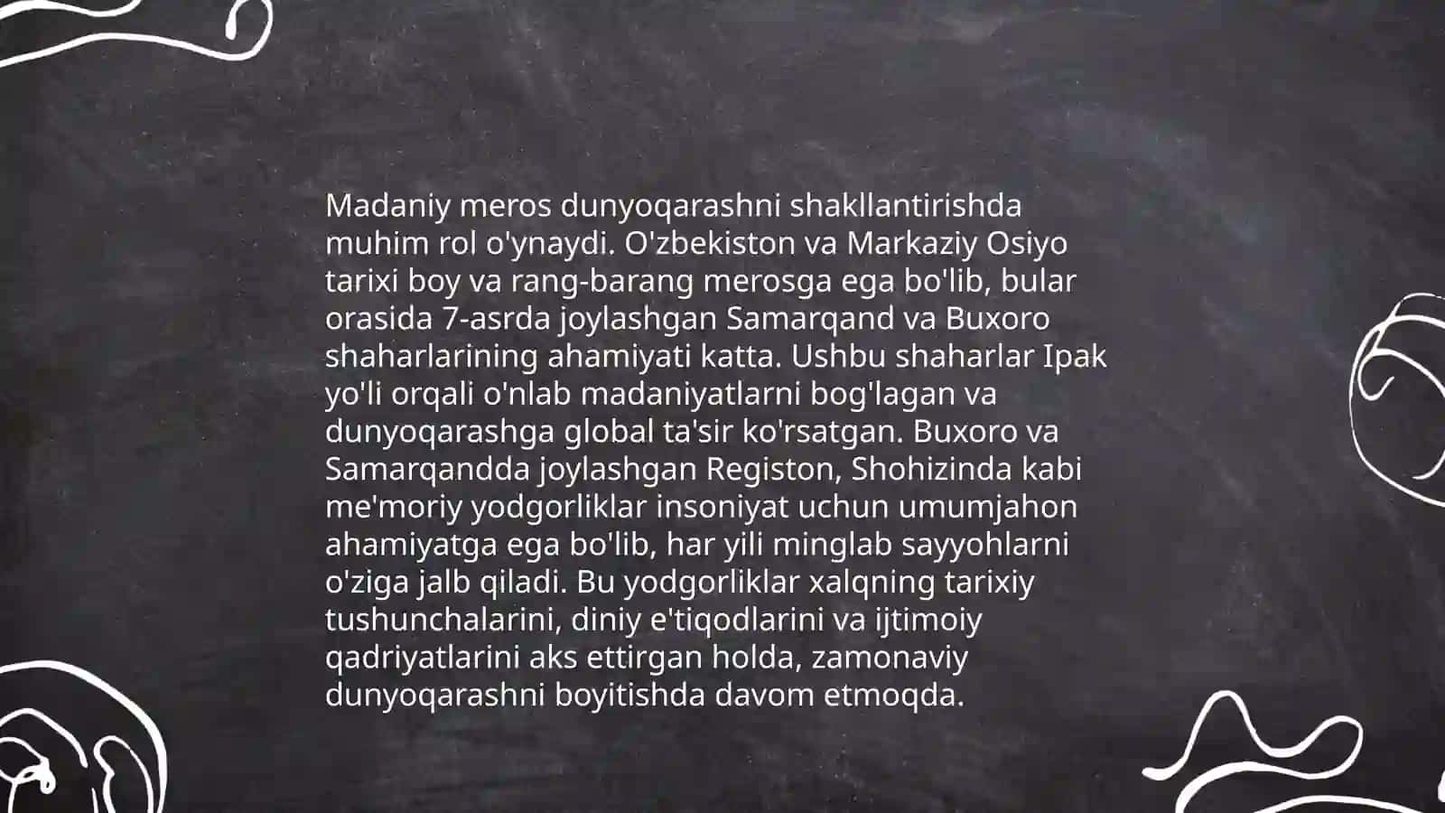 Dunyoqarashni shakllantirishda madaniyat mezonlari va umummadaniy dunyoqarashning omillari 4