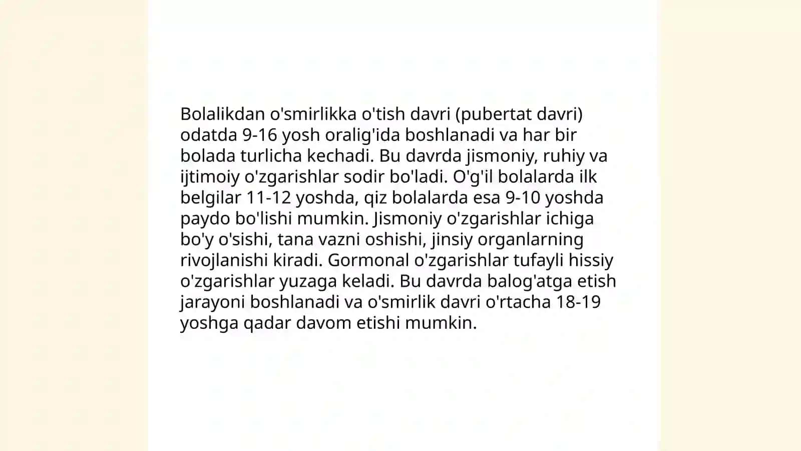 Yoshlik davrining psixologik xususiyatlari 4