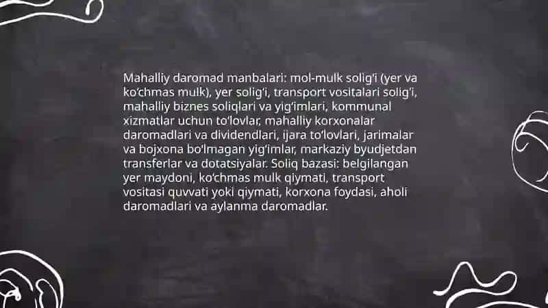 Mahalliy byudjetlarning shakillanishi va mustaqilligi 4