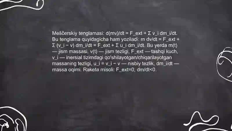 Mamirbekov Muhammad-Ziyo fizika fanidan tayorlagan mustaqil talim ucun slaydi 4