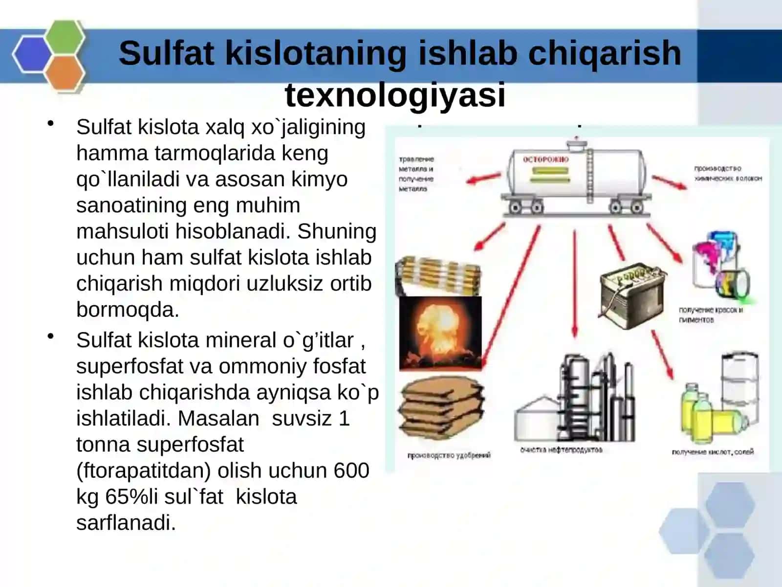 Sulfat kislotasi ishlab chiqarish texnologiyasi 4