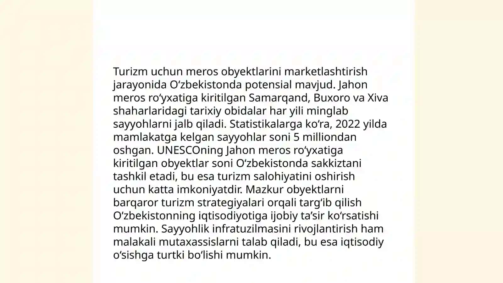 Madaniy meros obyektlarini brendlash va turizmga jalb qilish 4