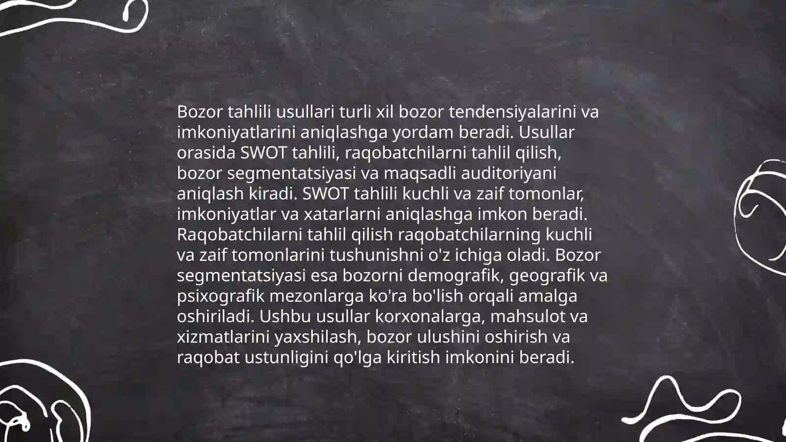 Strategik marketingning asosiy tushunchalari 4