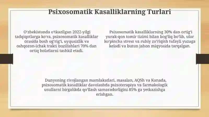 Psixosomatika va somatik kasalliklar 4