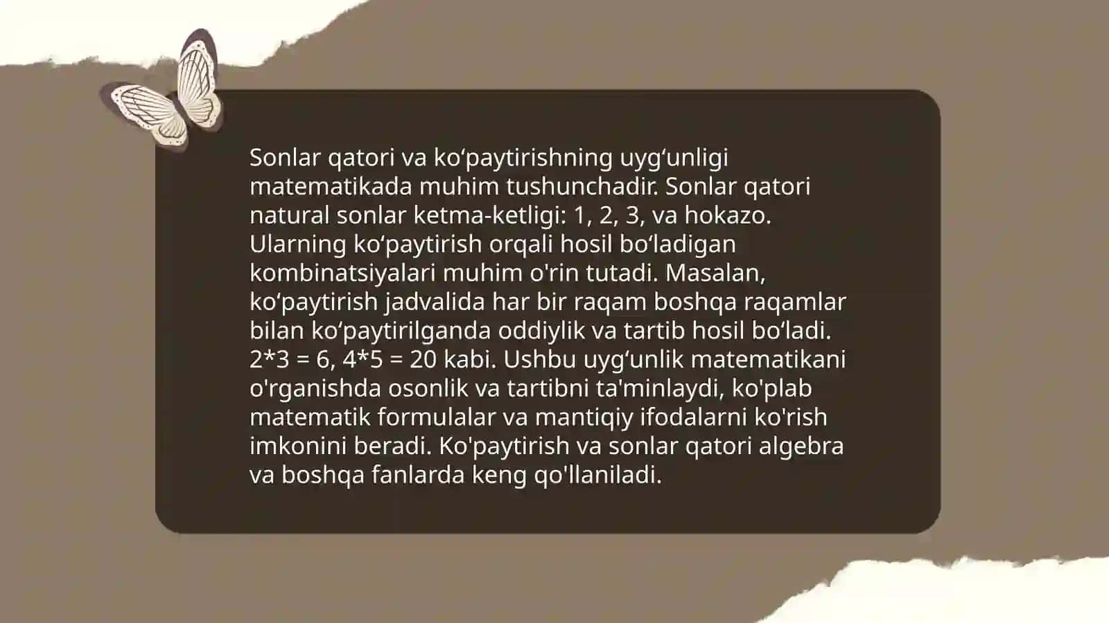 Koʻpaytirish qonunlari 4