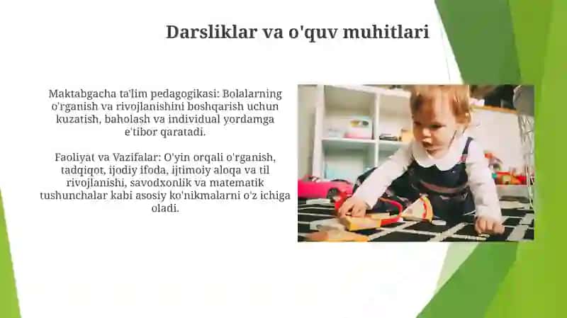 Maktabgacha pedagogikaning predmeti va uning vazifalari 4