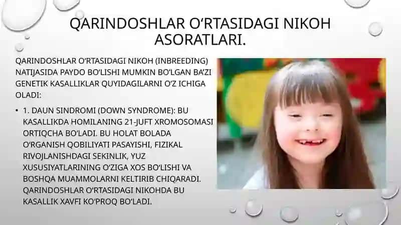 JSST(VOZ) ning sog‘lom oilani shakllantirishdagi 5 ta asosi. Erta yoshdagi va katta yoshli ayollardagi tug‘ruqlar. Qarindoshlar o‘rtasidagi nikox va  uning asoratlari.. 4