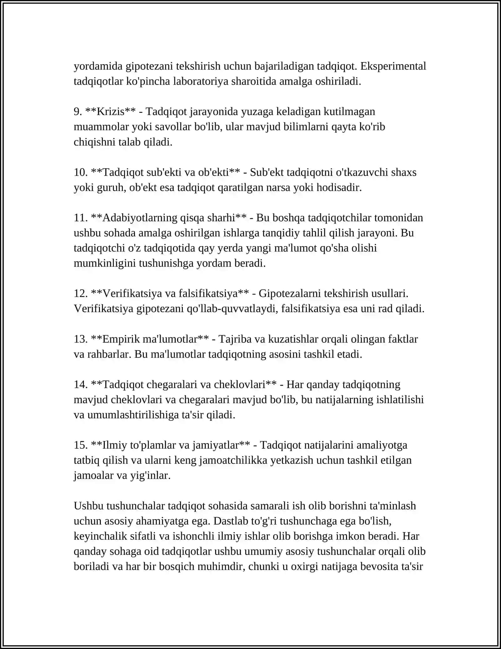 TADQIQOTNI LOYIHALASH BOSQICHLARI 4