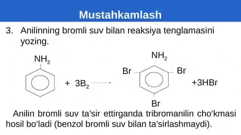 Aminokislotalarning kimyoviy xossalari 4