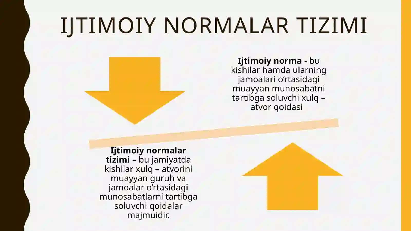huquq – ijtimoiy munosabatlarni normativ tartibga solishning bir turi sifatida 4