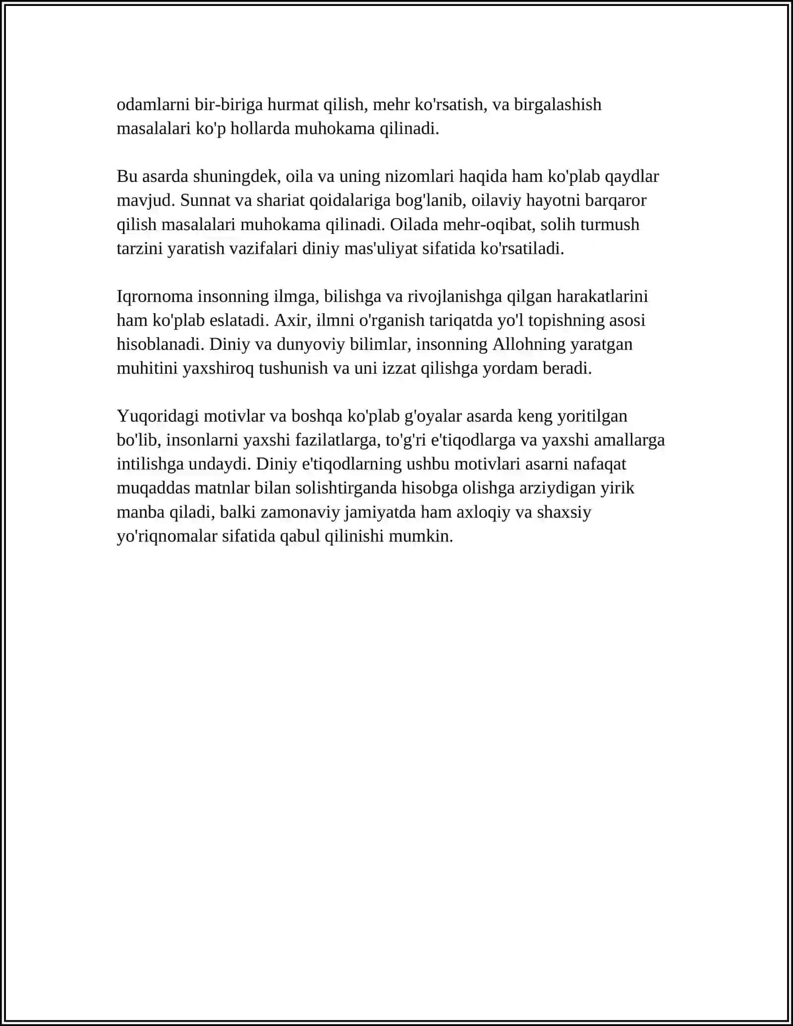 LEV TOLSTOYNING "IQRORNOMA" ASARIDAGI DINIY E'TIQODLARNI TAHLIL QILISH 4