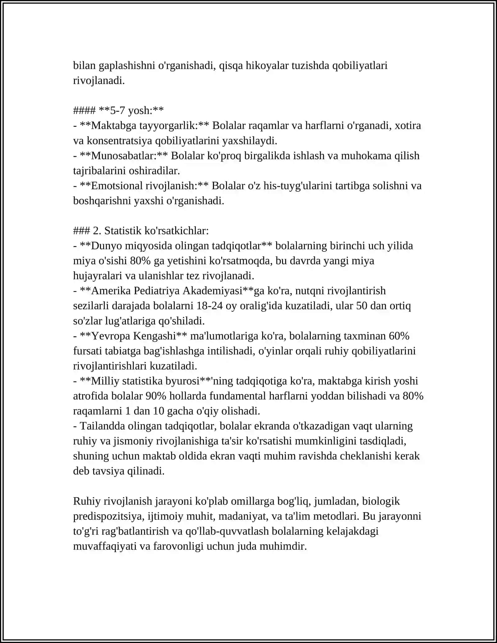 Yosh bolalar psixologiyasi 4