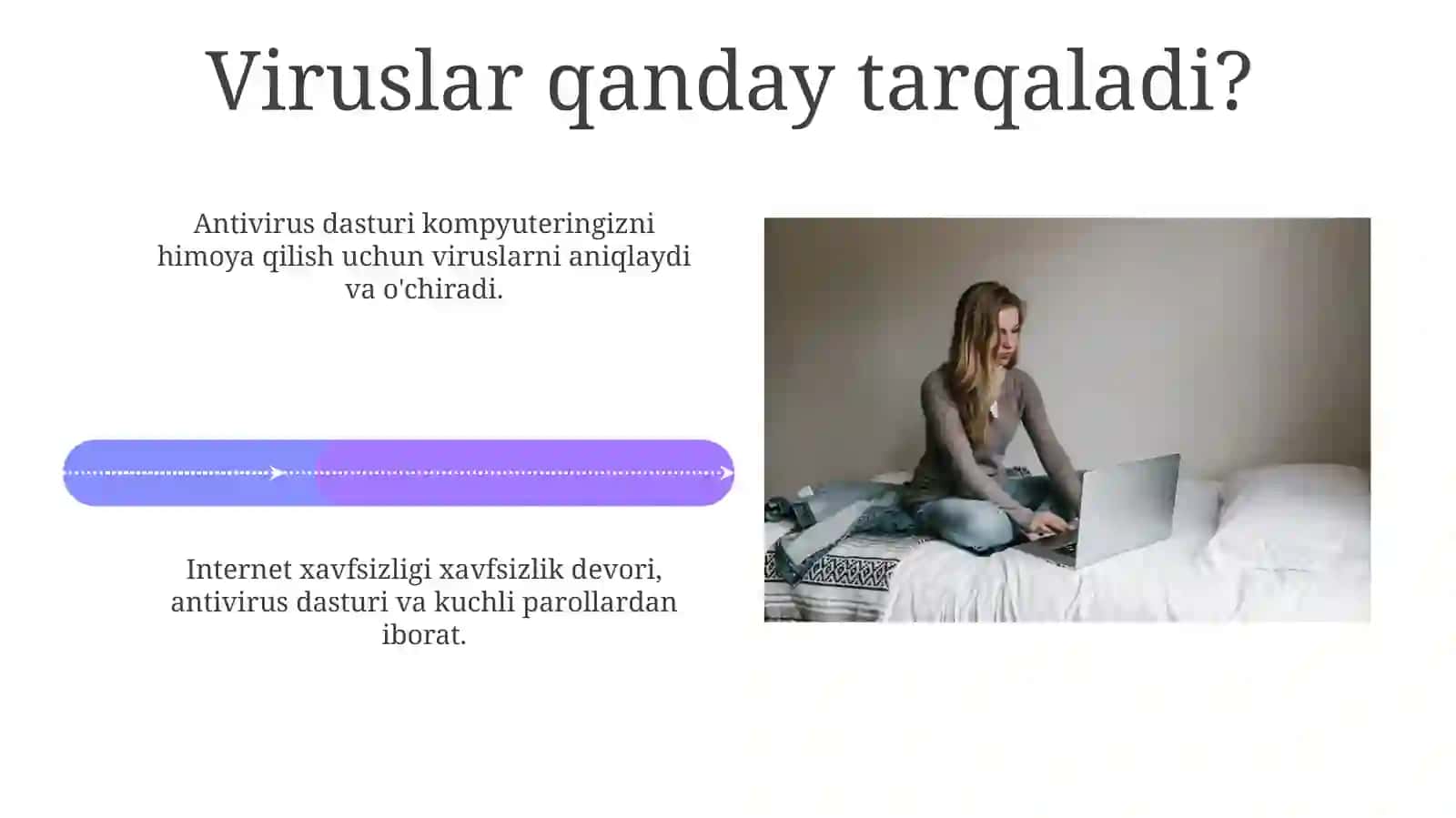 Internetda axborot xavfsizligi. Kompyuter virus va antivirus dasturlari 4