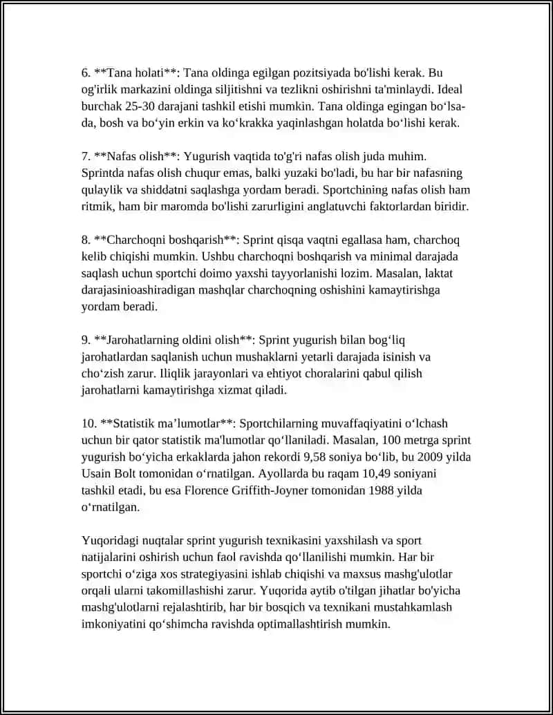 YENGIL ATLETIKA TURLARI TEXNIKASINI ORGATISH 4