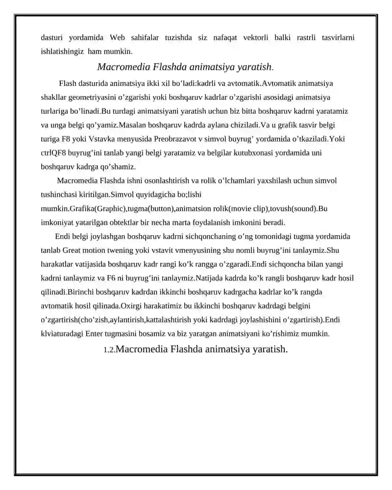 Macromedia Flash 8 dasturi 4