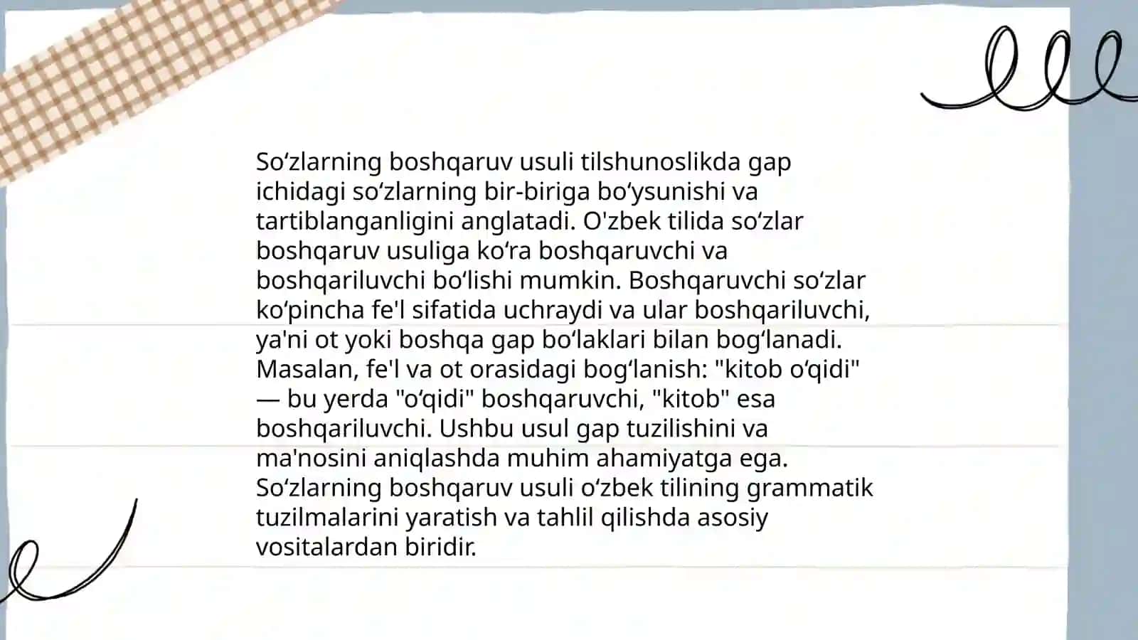 So'z birikmasida so'zlarning o'zaro birikish usullari 4