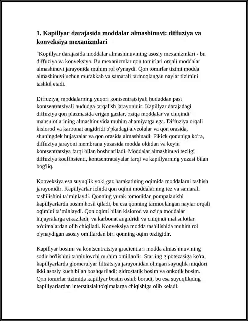 QON TOMIRLAR ORQALI MODDALAR ALMASHISHINING BIOFIZIKAVIY MEXANIZMI 4
