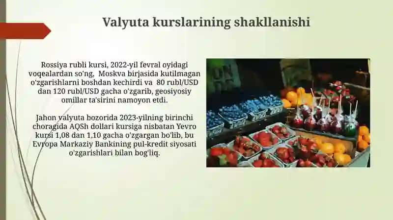 Valyuta bozorining institutsional tarkibi va oʻziga xos xususiyatlari 4