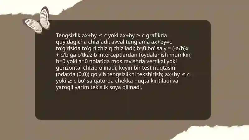 Cheklovlar va maqsad funksiyasining grafik ifodalanishi 4