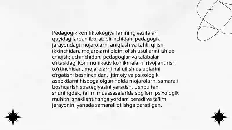 Pedagogik konfliktokogiya fanining maqsadi 4
