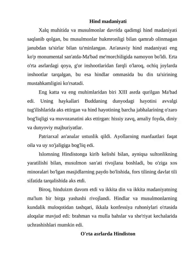 XII-XV asrlarda Hindiston. 4