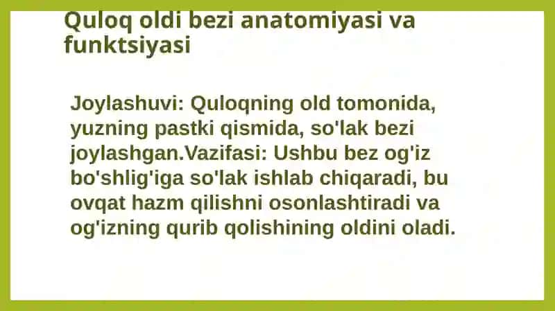 Quloqoldi Bezi Yiringli Jarayonlar 4