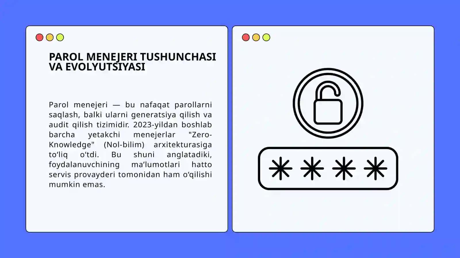 Parollarni boshqarish tizimlari  va ulardan foydalanish. 4