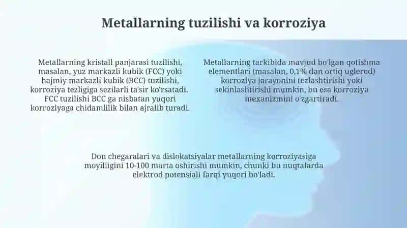 Ichki va tashqi korroziya omillari 4