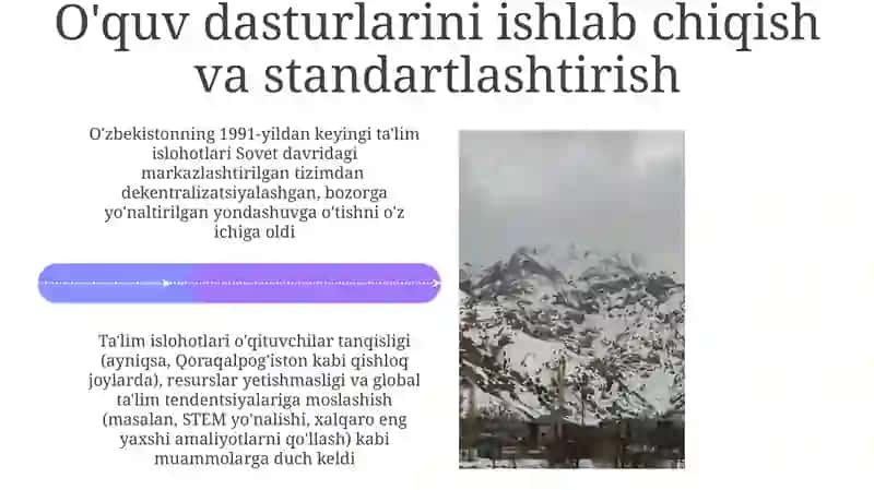 Dastlabki islohotlar va Sovet merosi 4