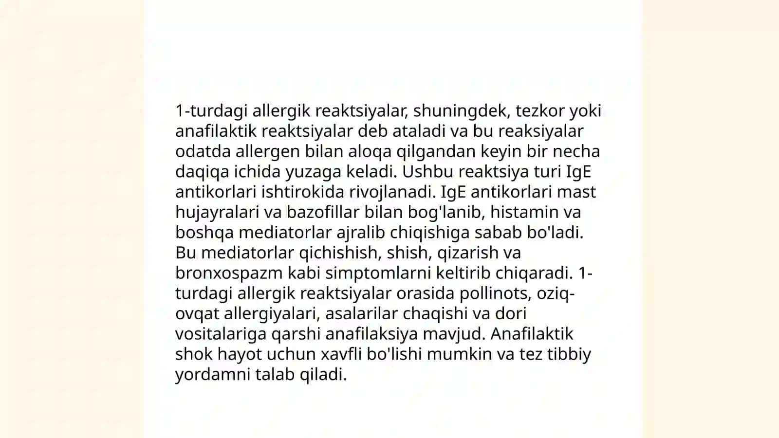 Alex 2 allergotesti haqida malumot 4