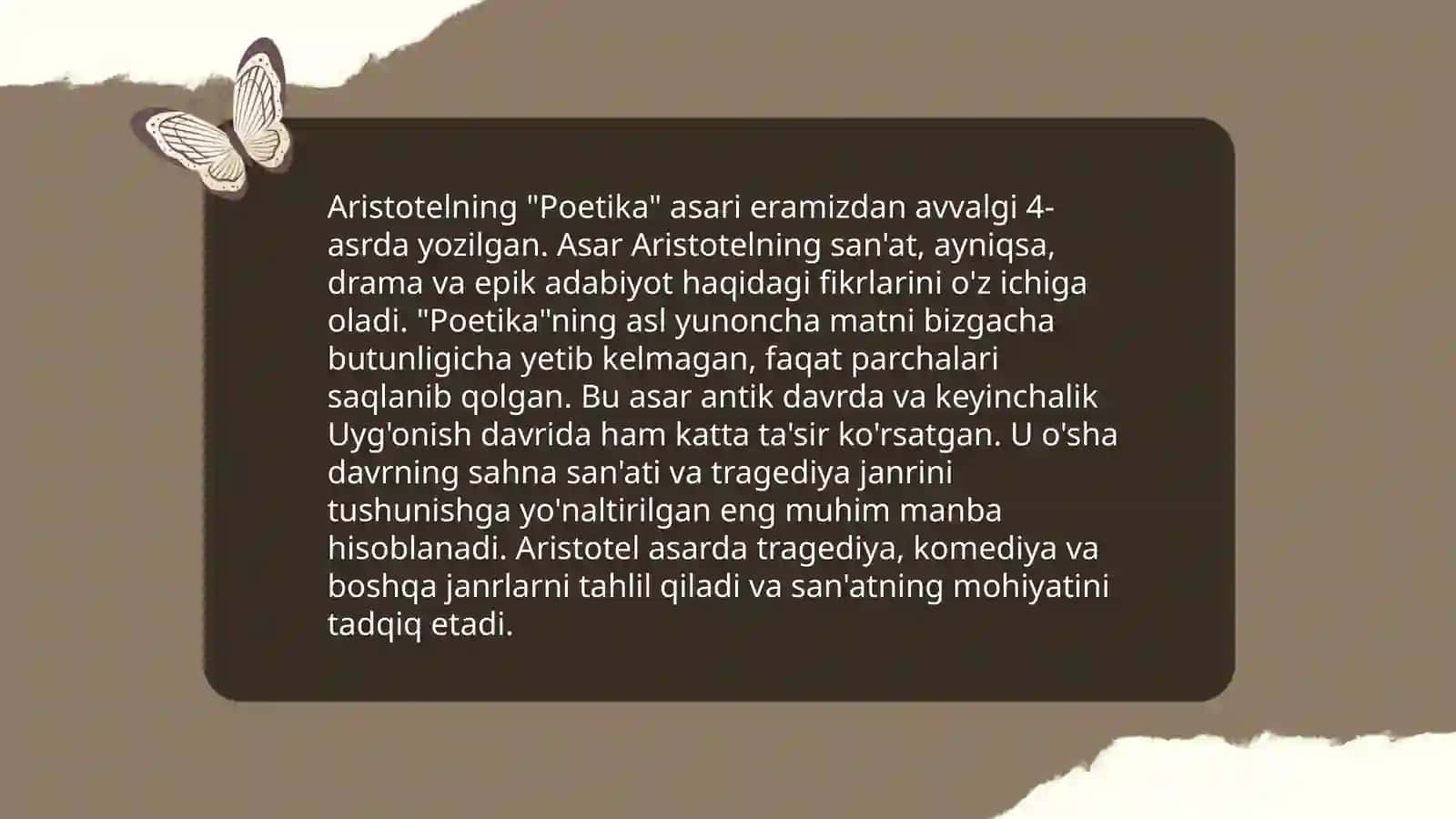 ''Poetika" asari haqida 4