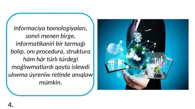 Informaciya texnologiyalari (IT) 4