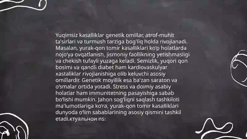 Yuqimli va yuqimsiz kasaliklar 4