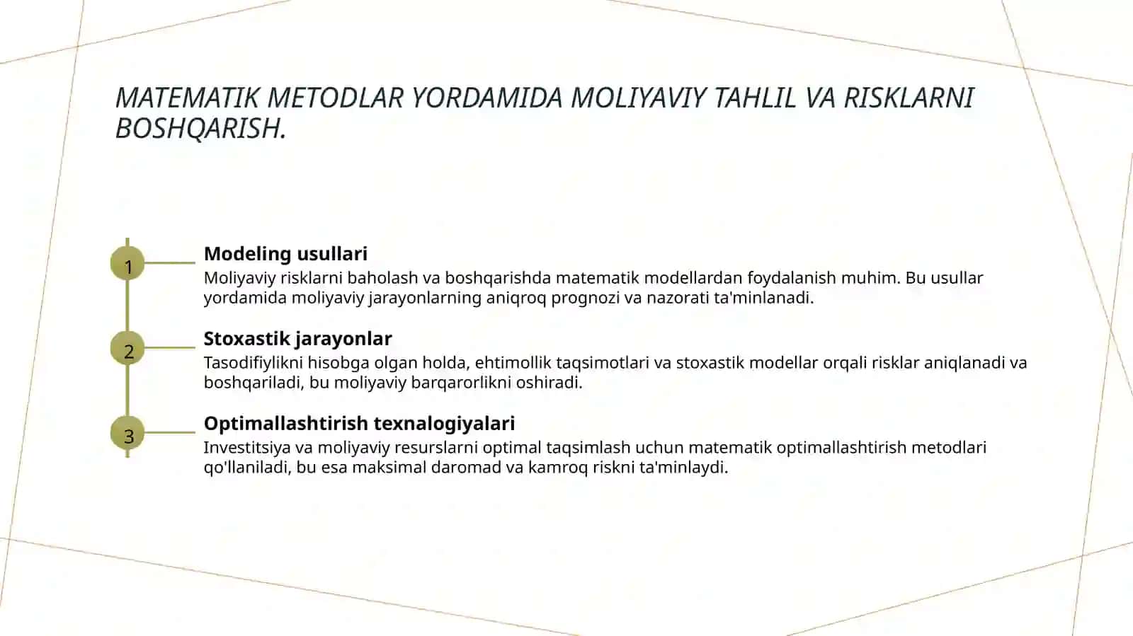 Moliyaviy menejmentning matematik asoslari 4