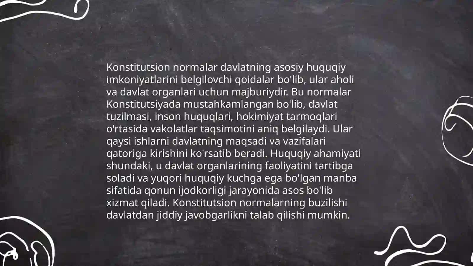 Uzbekistan Respublikasi Konsititutsiyasi---mustaqil davlatning asosiy qonuni 4