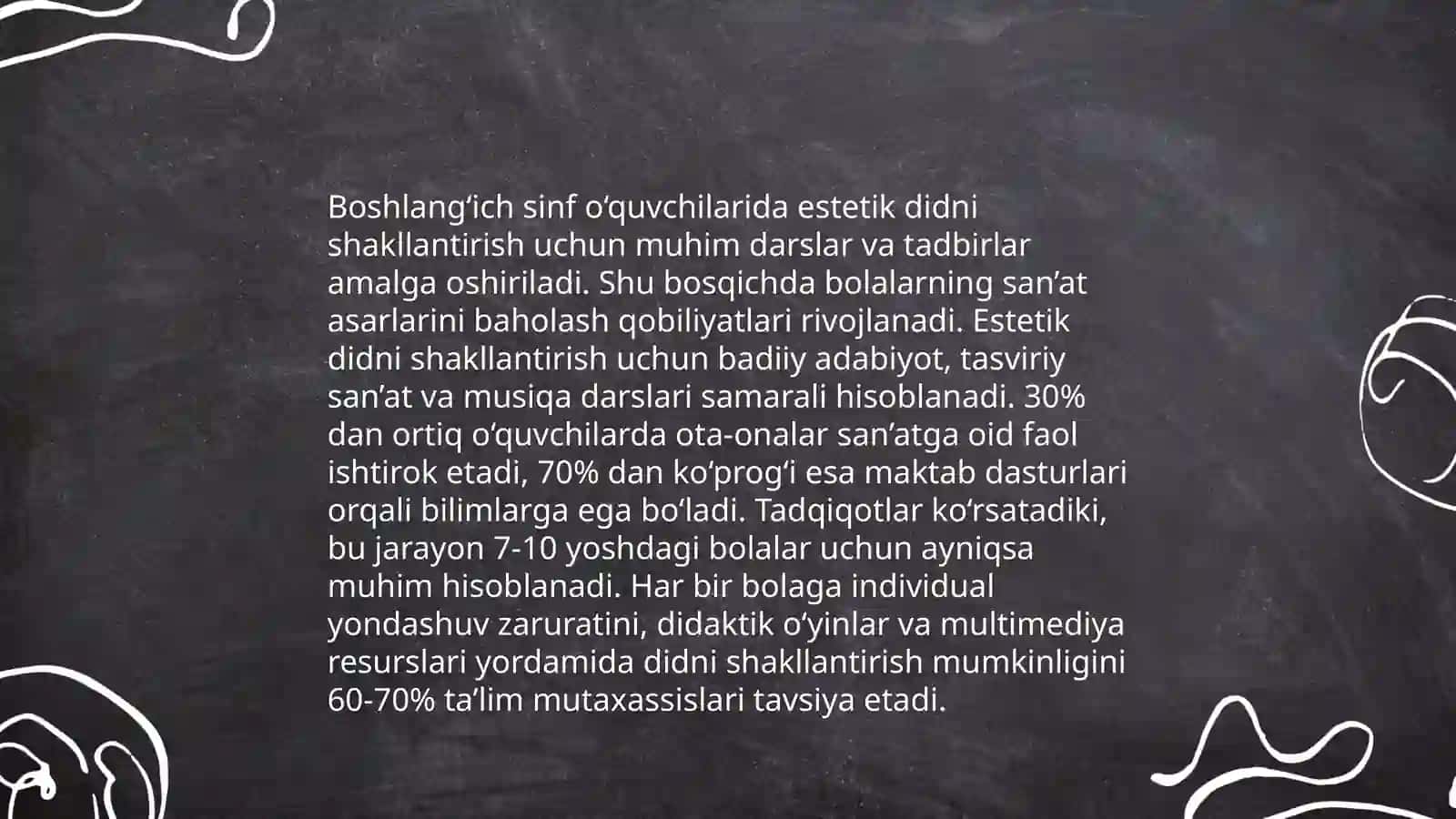 Art-pedagogik texnologiyalar vositasida boshlangʻich sinf oʻquvchilarni estetik tarbiyalash 4