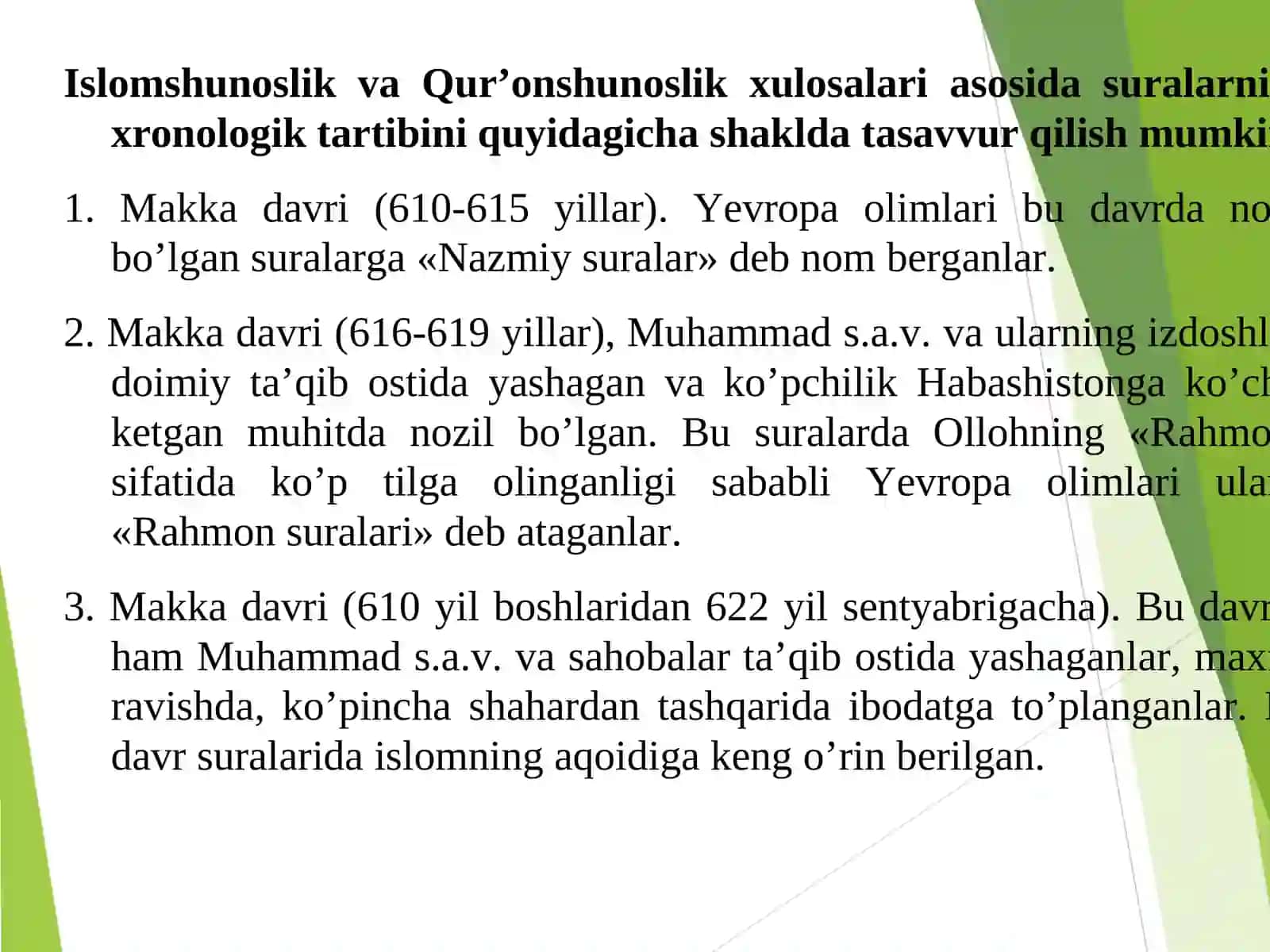 Islom dini manbalari, aqidaviy maktablari va ularning hozirgi davrdagi ahamiyati 4