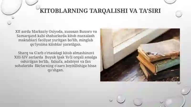 O'rta asrlarda kitobat va yozuv madaniyati tarixi 4