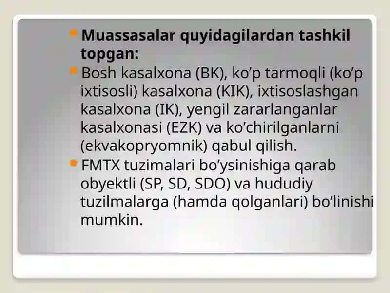 FUQARO MUHOFAZASI TIBBIYOT XIZMATI TASHKILIY TUZILMASI 4