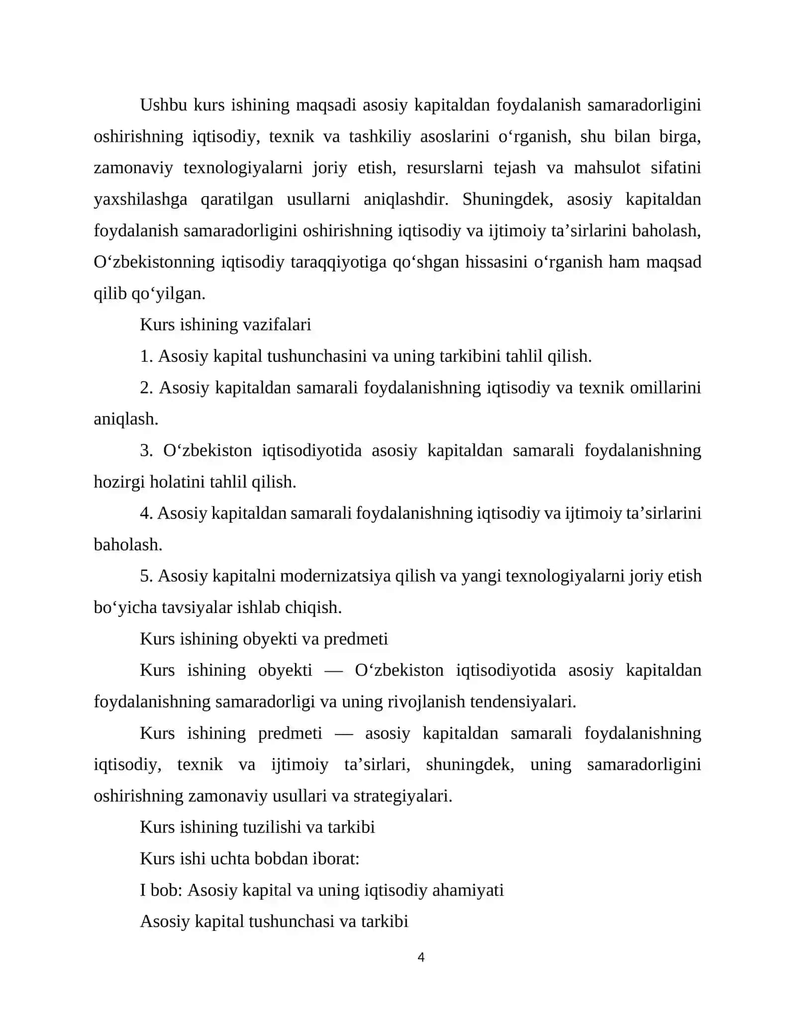 ASOSIY KAPITALDAN FOYDALANISH SAMARADORLIGINI OSHIRISH YO‘LLARI 4
