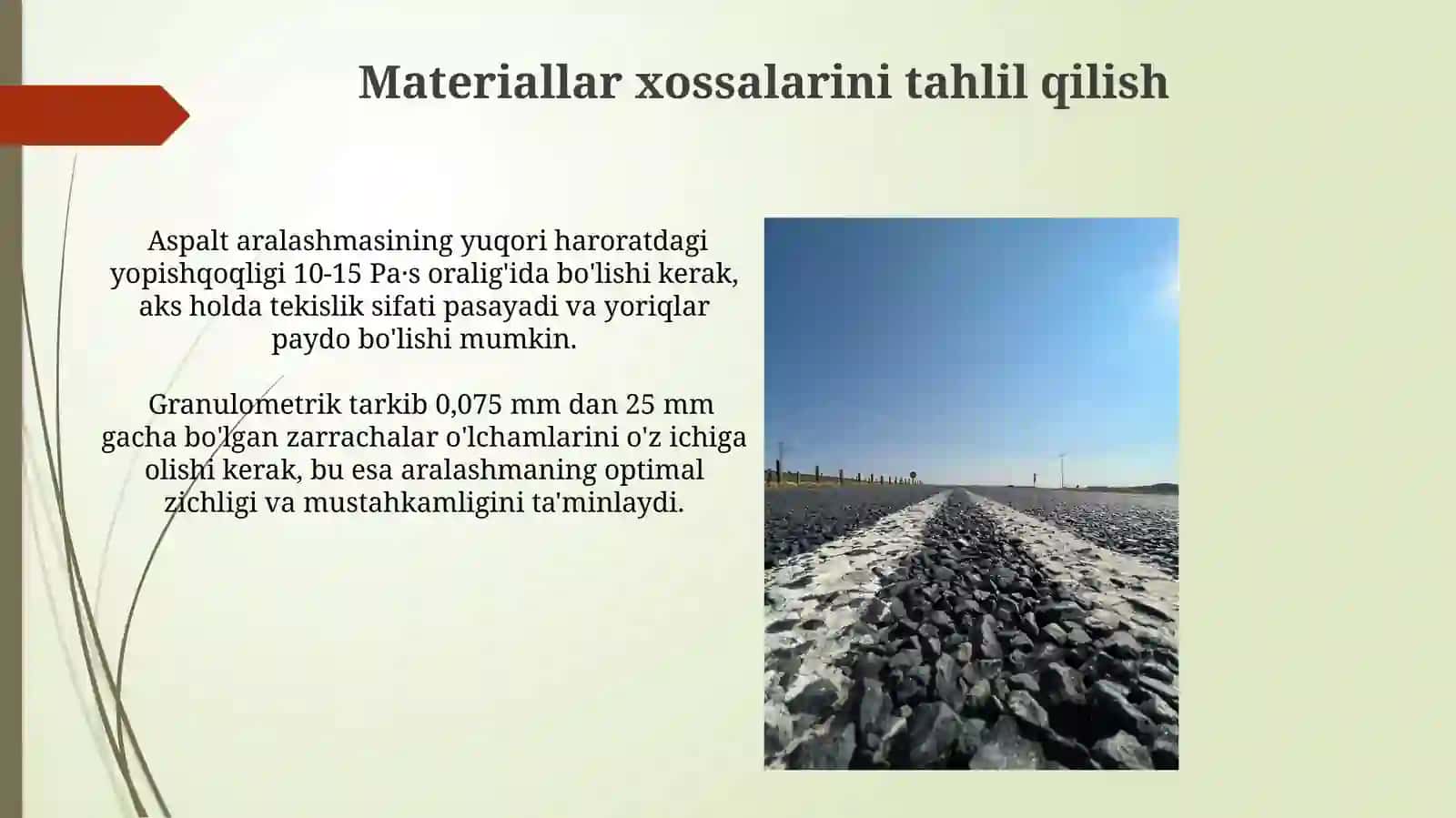 Asfaltyotgizgichlarni ishchi organlarini asosiy parametrlarini hisobi 4