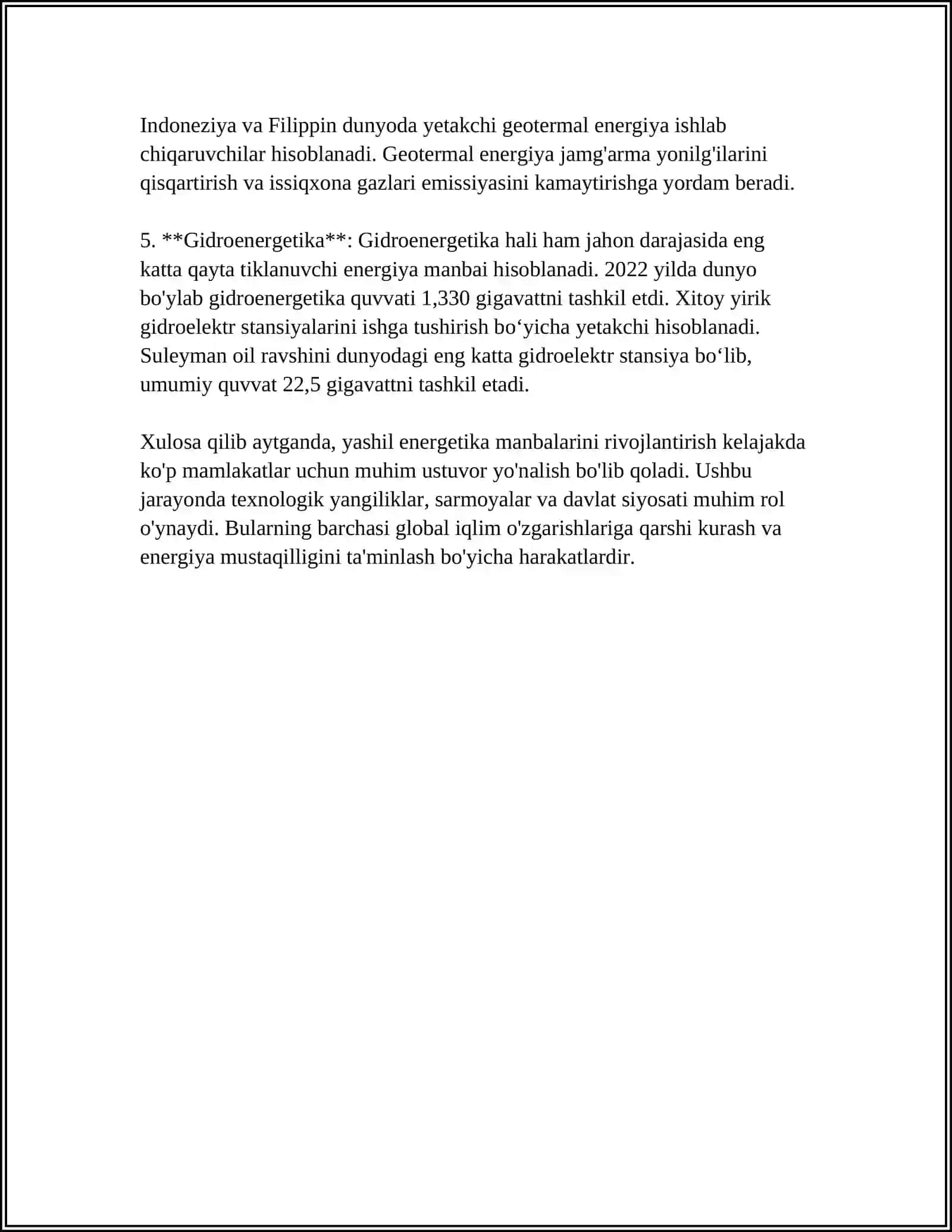 YASHIL TEXNOLOGIYALARNI RIVOJLANTIRISH ASOSIDA IQTISODIY O'SISHGA ERISHISH 4