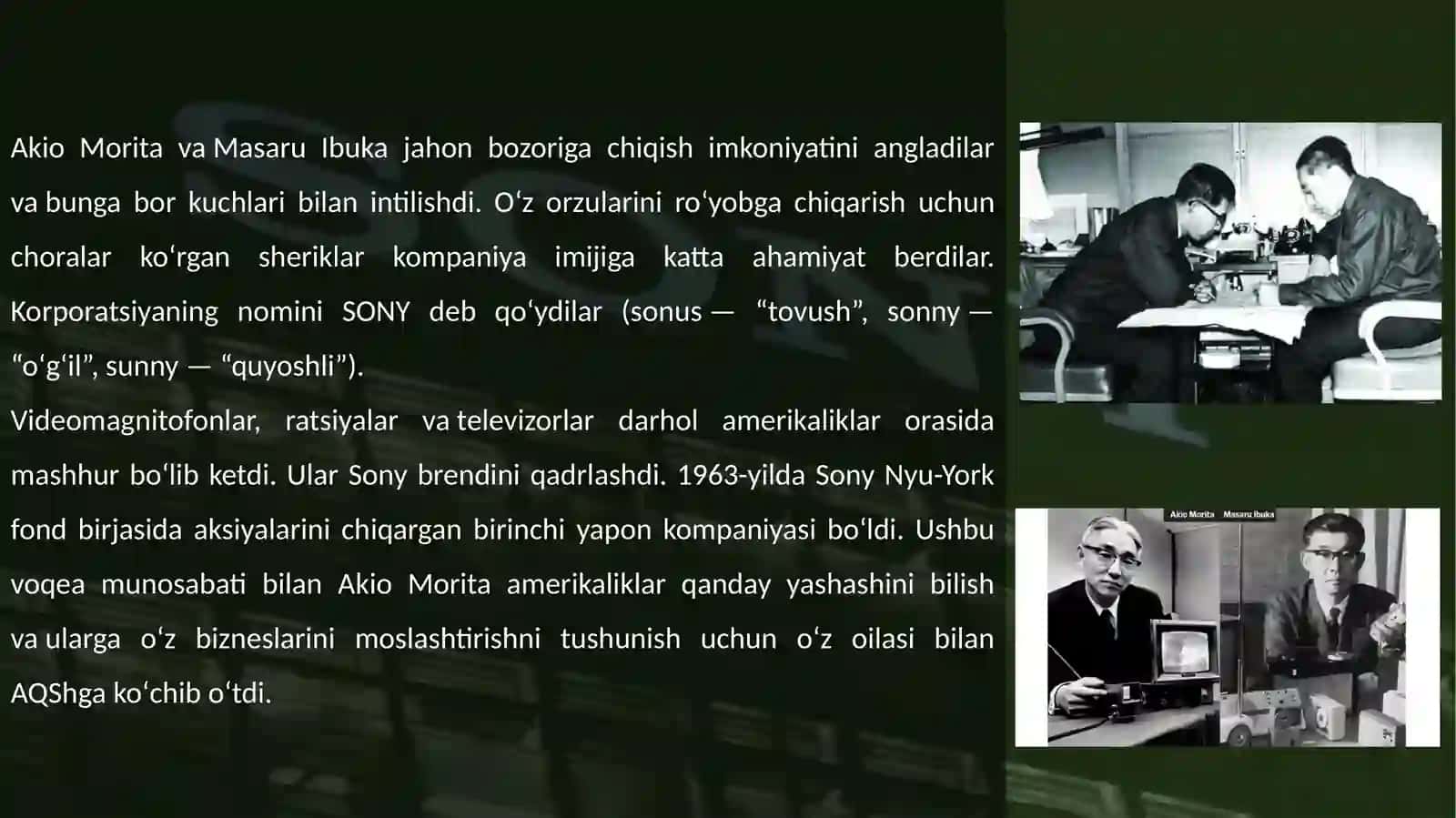 SONY KOMPANIYASI 4