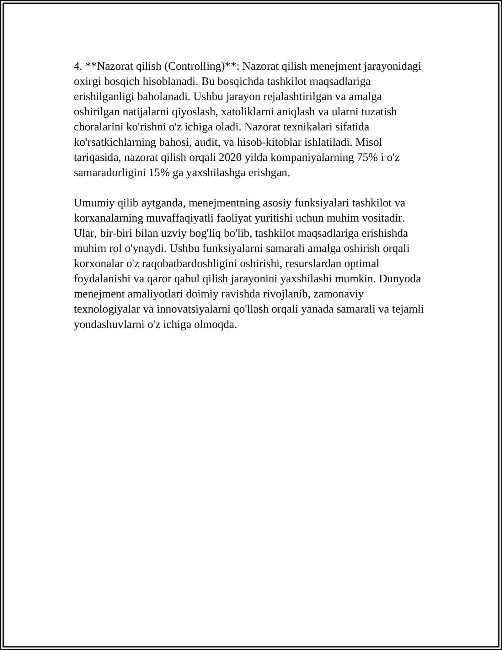 MENEREJ KOMMUNIKATOR.BOSHQARUV JARAYONIDA MARKETING KOMMUNIKATSIYALARI 4