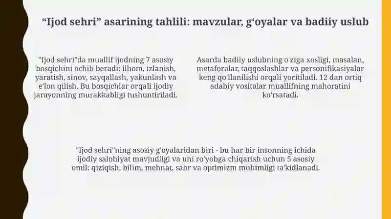 "Ijod sehri", "Qodiriy mo‘jizasi" kitoblari 4