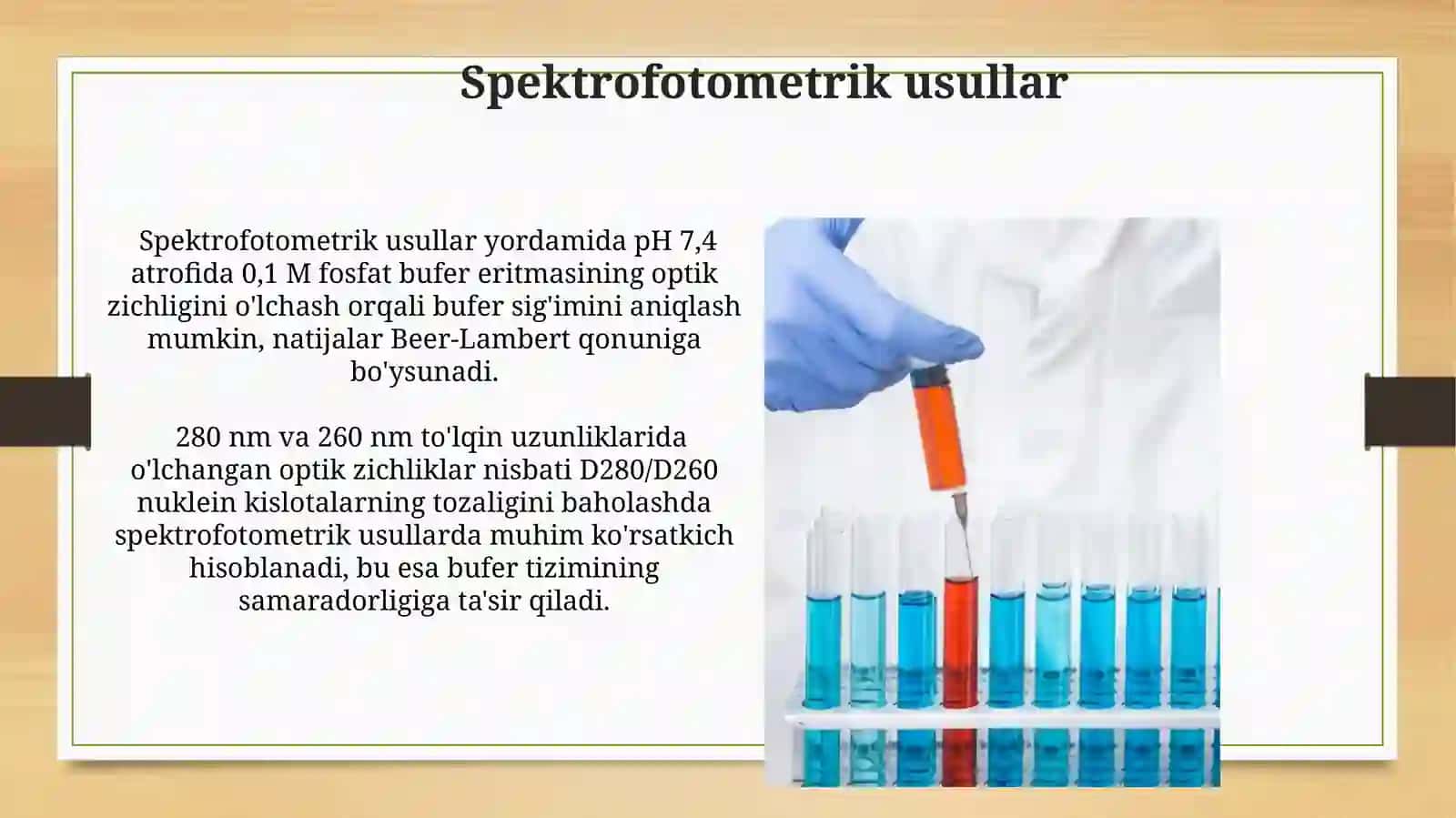 Buferlik tizimlari. Klinik sinovlarda biologik suyuqliklarning bufer salohiyatini aniqlash 4