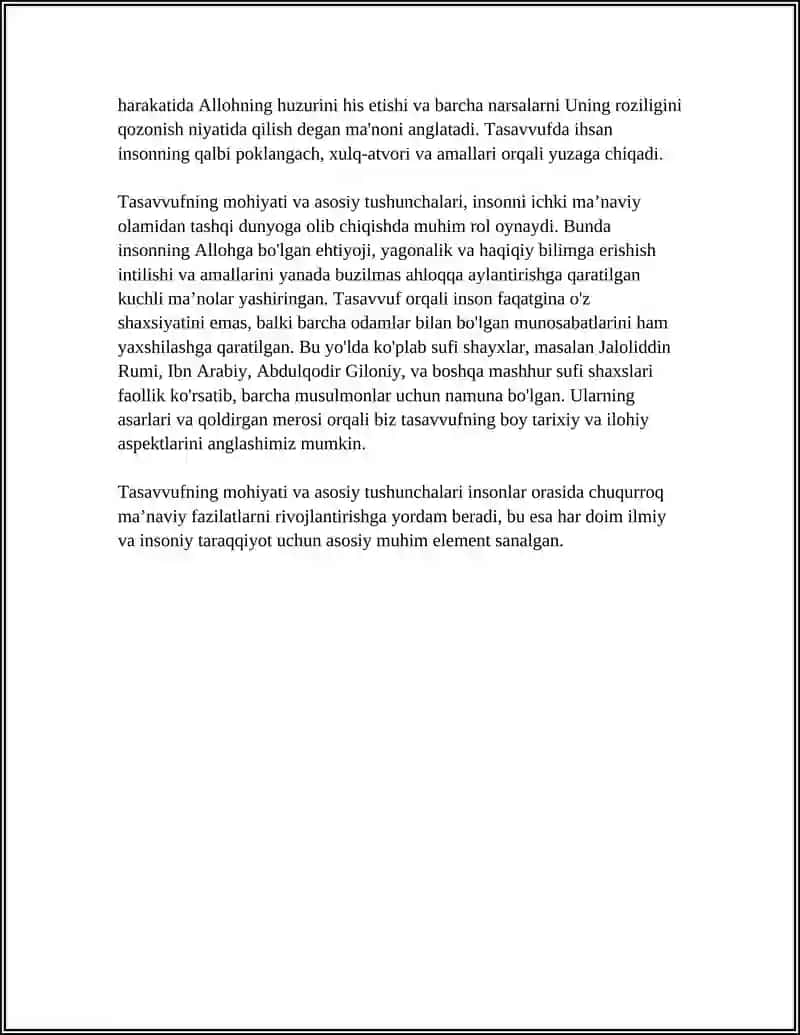 TASAVVUF VA UNING TARIQATLARI 4
