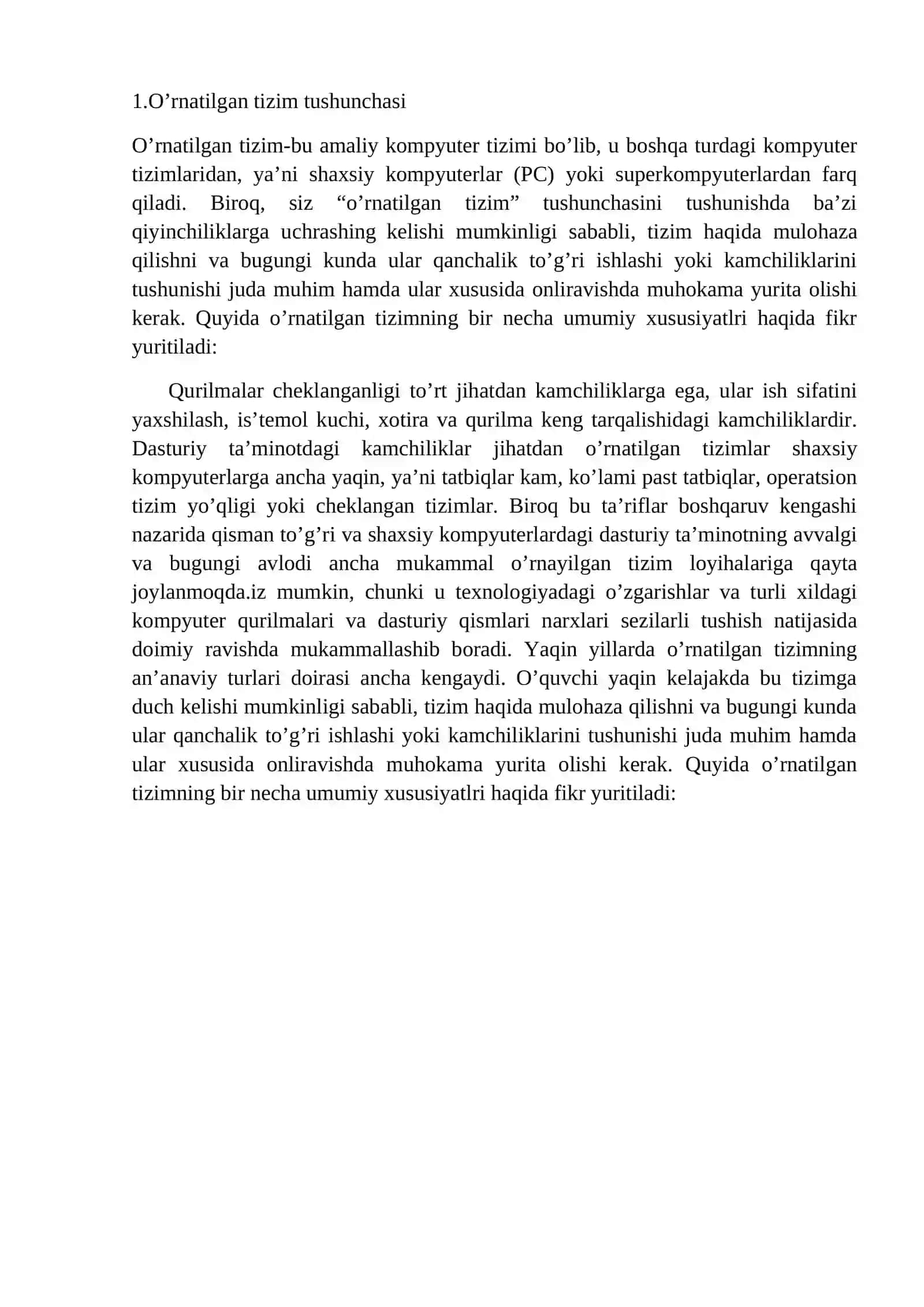 Ornatilgan tizimlarda qurilmalar drayveri mustaqil ish 4